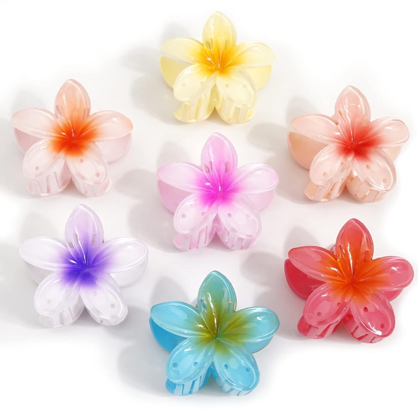 Hibiscus Claw Clips (Medium Size)