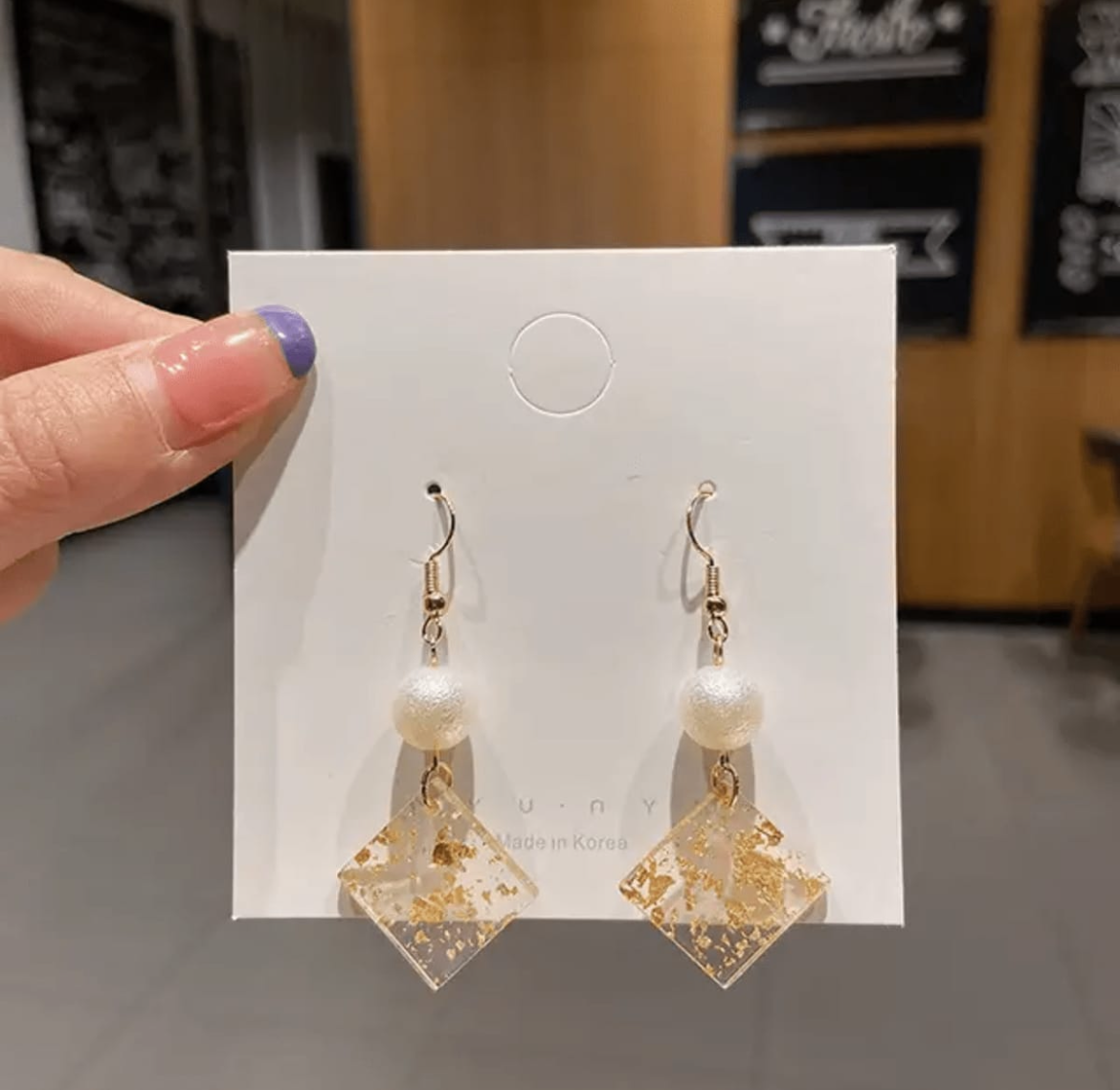 Golden Tassel Earrings