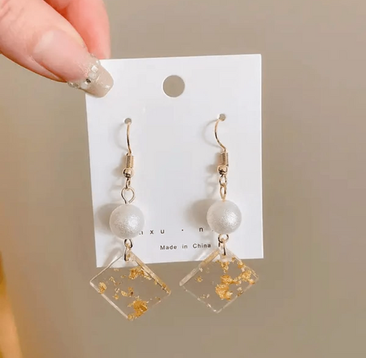 Golden Tassel Earrings